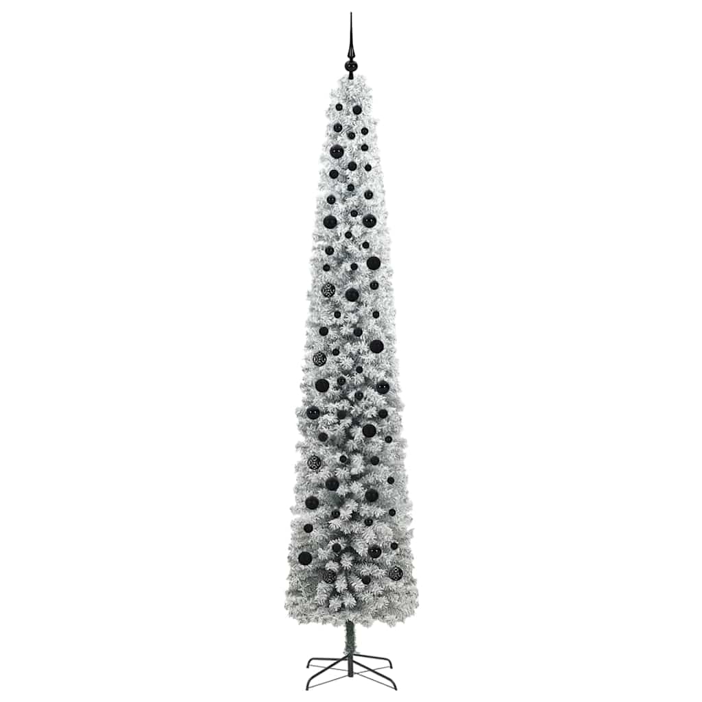 Konstgjord julgran Grön 270 cm PVC och stål och plast