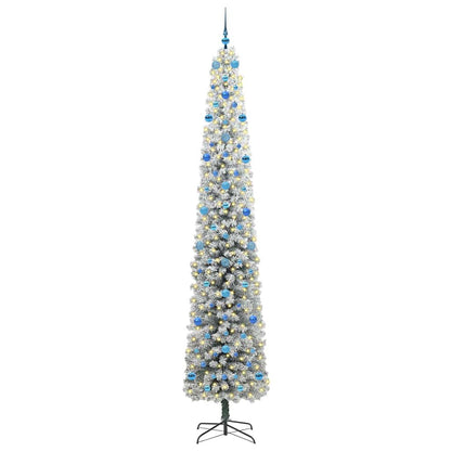 Konstgjord julgran Grön 270 cm PVC och stål och plast