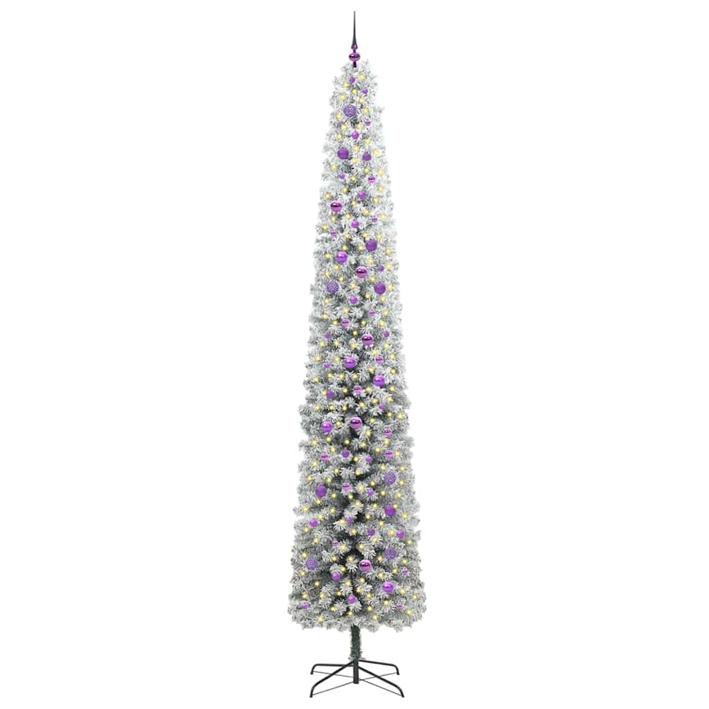 Konstgjord julgran Grön 300 cm PVC och stål och plast