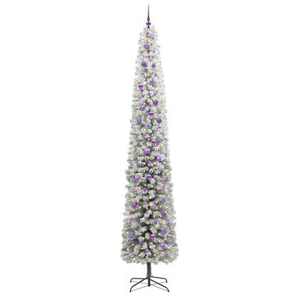Konstgjord julgran Grön 300 cm PVC och stål och plast
