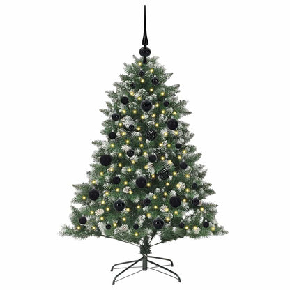 Konstgjord julgran Grön 120 cm PVC och Plast och Stål