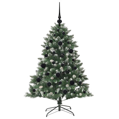Konstgjord julgran Grön 120 cm PVC och Plast och Stål