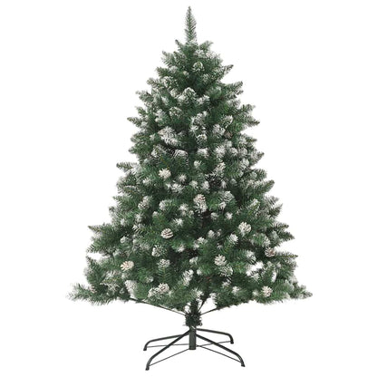 Konstgjord julgran Grön 120 cm PVC och Plast och Stål