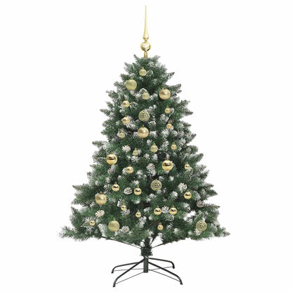 Konstgjord julgran Grön 120 cm PVC och Plast och Stål