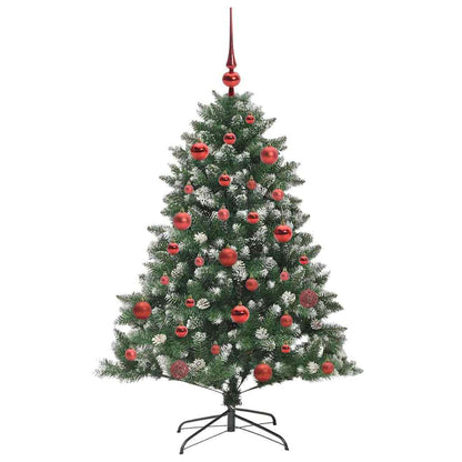 Konstgjord julgran Grön 150 cm PVC och Plast och Stål