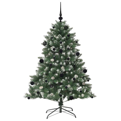 Konstgjord julgran Grön 150 cm PVC och Plast och Stål