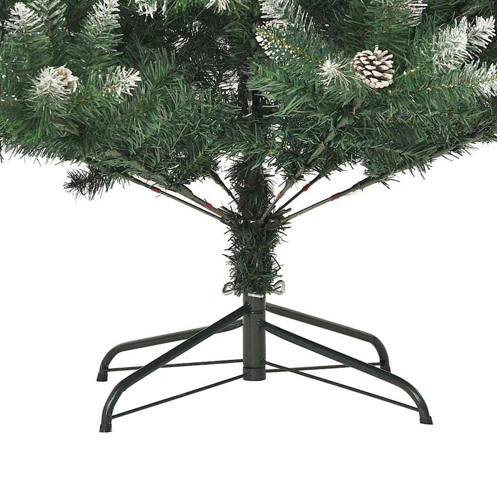 Konstgjord julgran Grön 150 cm PVC och Plast och Stål
