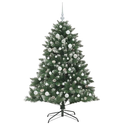 Konstgjord julgran Grön 150 cm PVC och Plast och Stål