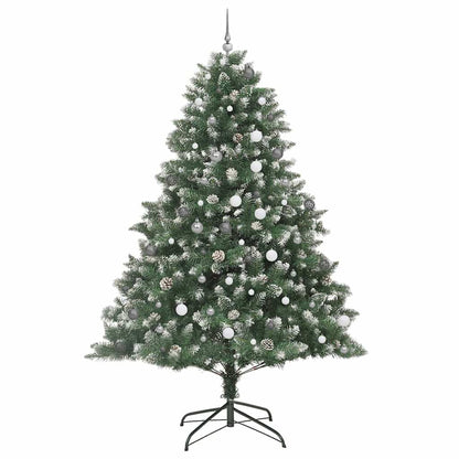 Konstgjord julgran Grön 240 cm PVC och Plast och Stål