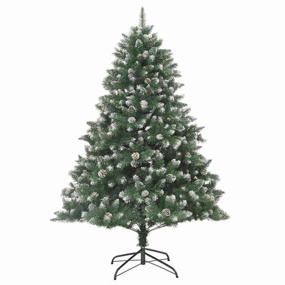 Konstgjord julgran Grön 240 cm PVC och Plast och Stål