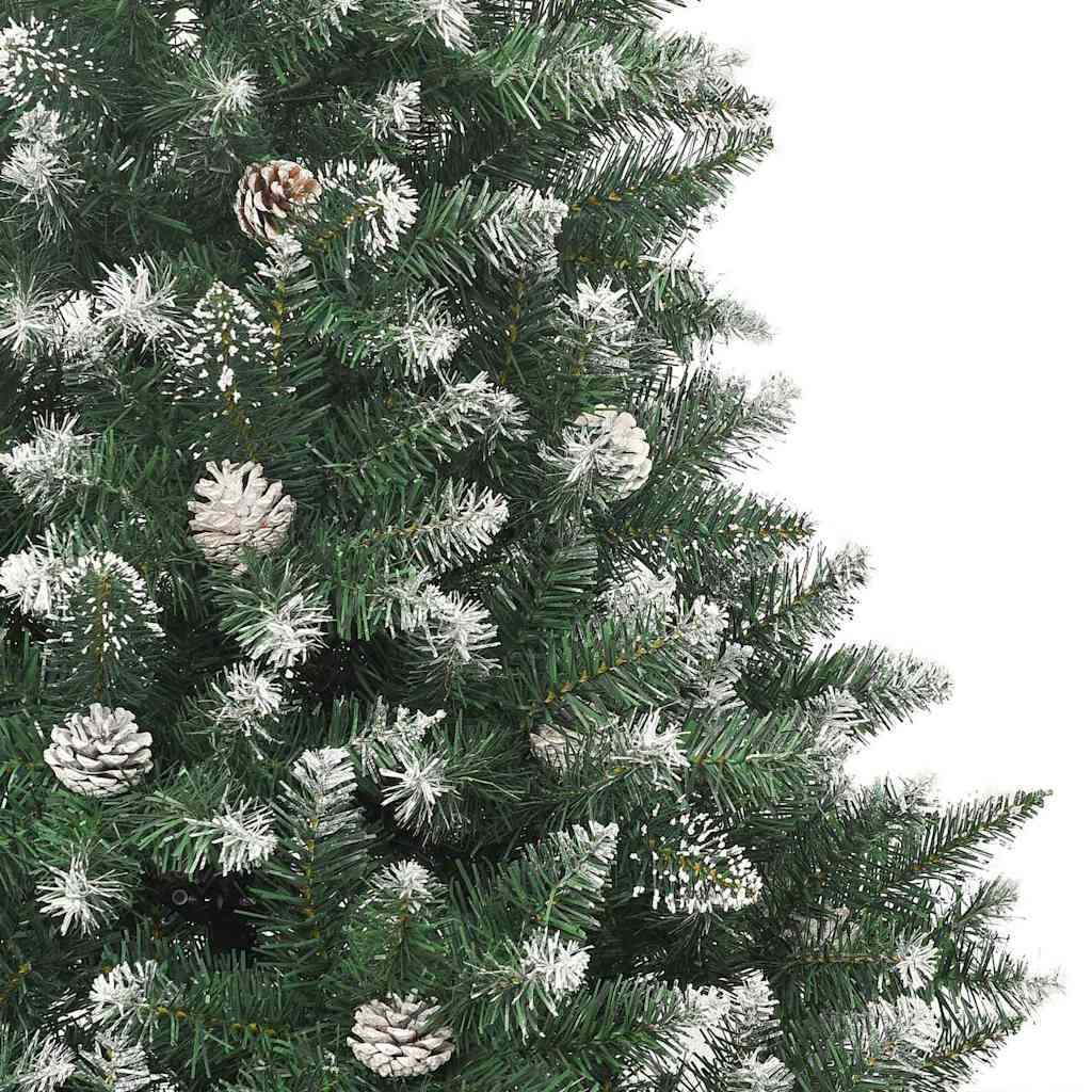 Konstgjord julgran Grön 240 cm PVC och Plast och Stål