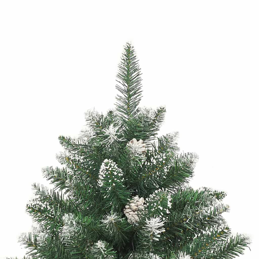 Konstgjord julgran Grön 240 cm PVC och Plast och Stål