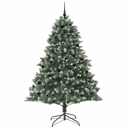 Konstgjord julgran Grön 240 cm PVC och Plast och Stål
