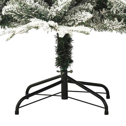 Konstgjord Förbelyst Julgran med Bollsats Grön 210 cm