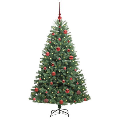 Plast Hingad Julgran Grön 150 cm PVC och metall