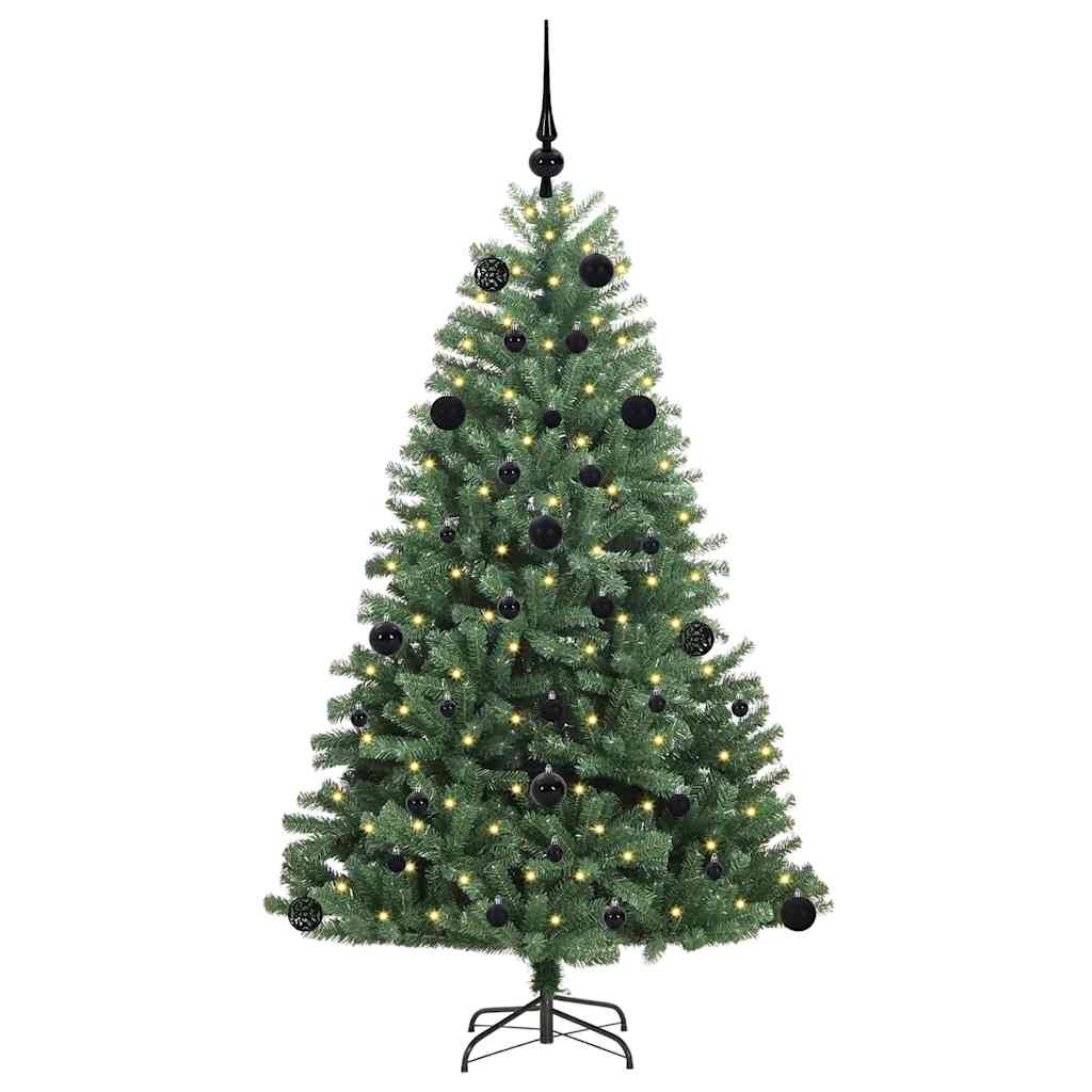 Plast Hingad Julgran Grön 150 cm PVC och metall