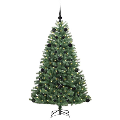 Plast Hingad Julgran Grön 150 cm PVC och metall