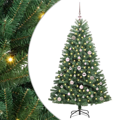 Plast Hingad Julgran Grön 150 cm PVC och metall