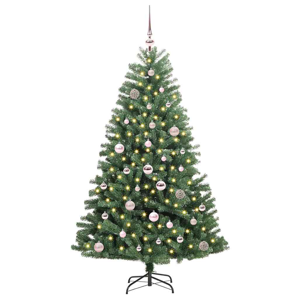 Plast Hingad Julgran Grön 150 cm PVC och metall