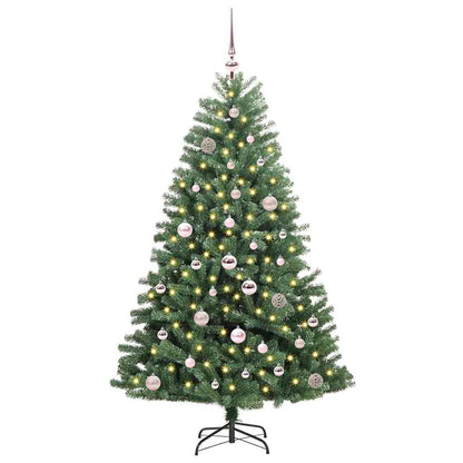 Plast Hingad Julgran Grön 150 cm PVC och metall