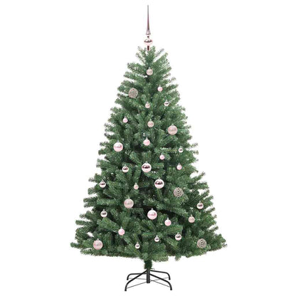 Plast Hingad Julgran Grön 150 cm PVC och metall