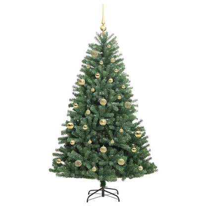 Plast Hingad Julgran Grön 150 cm PVC och metall