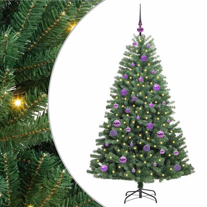 Plast Hingad Julgran Grön 150 cm PVC och metall