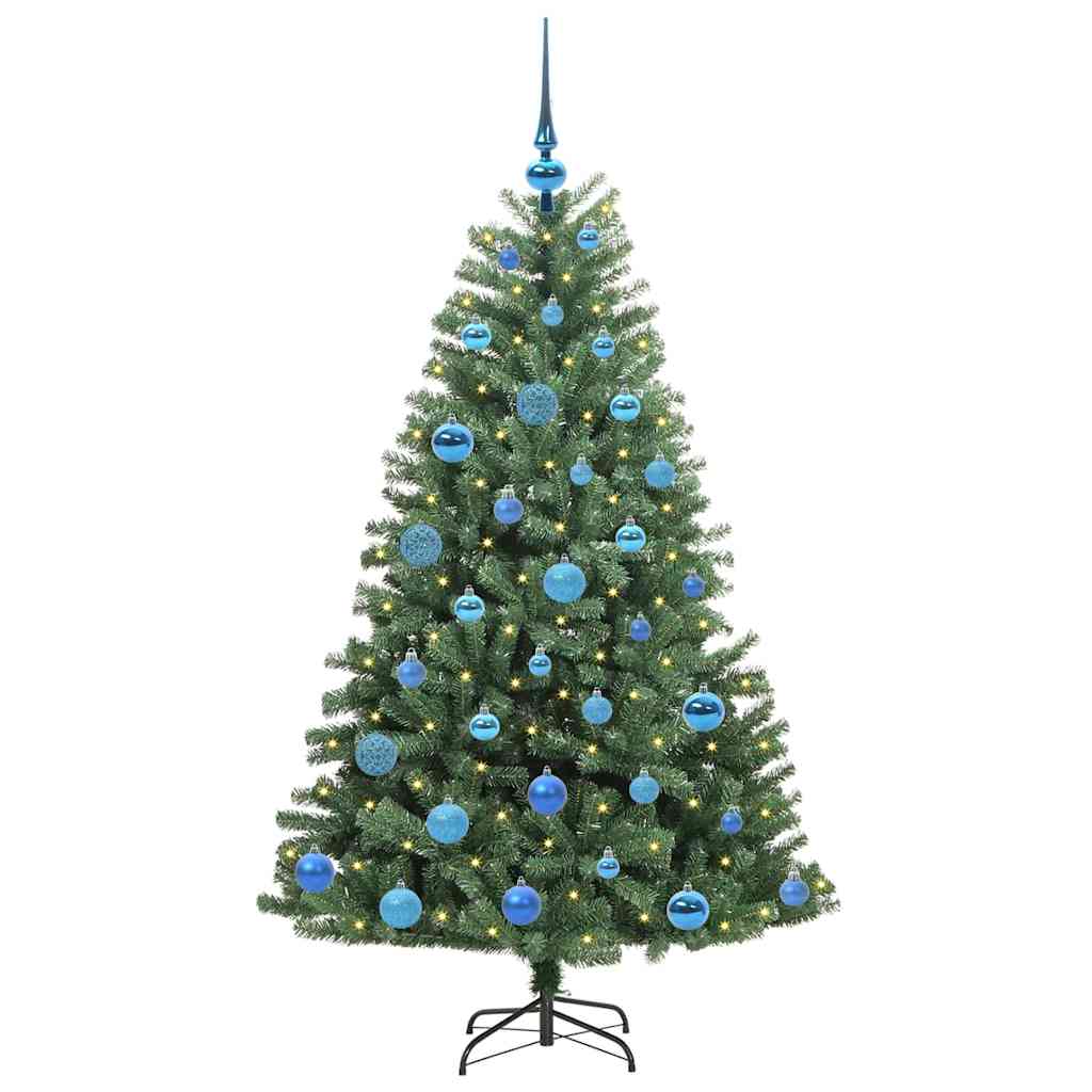 Plast Hingad Julgran Grön 150 cm PVC och metall