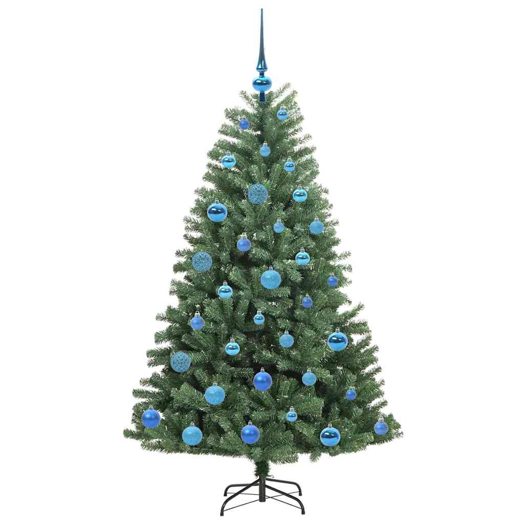 Plast Hingad Julgran Grön 150 cm PVC och metall
