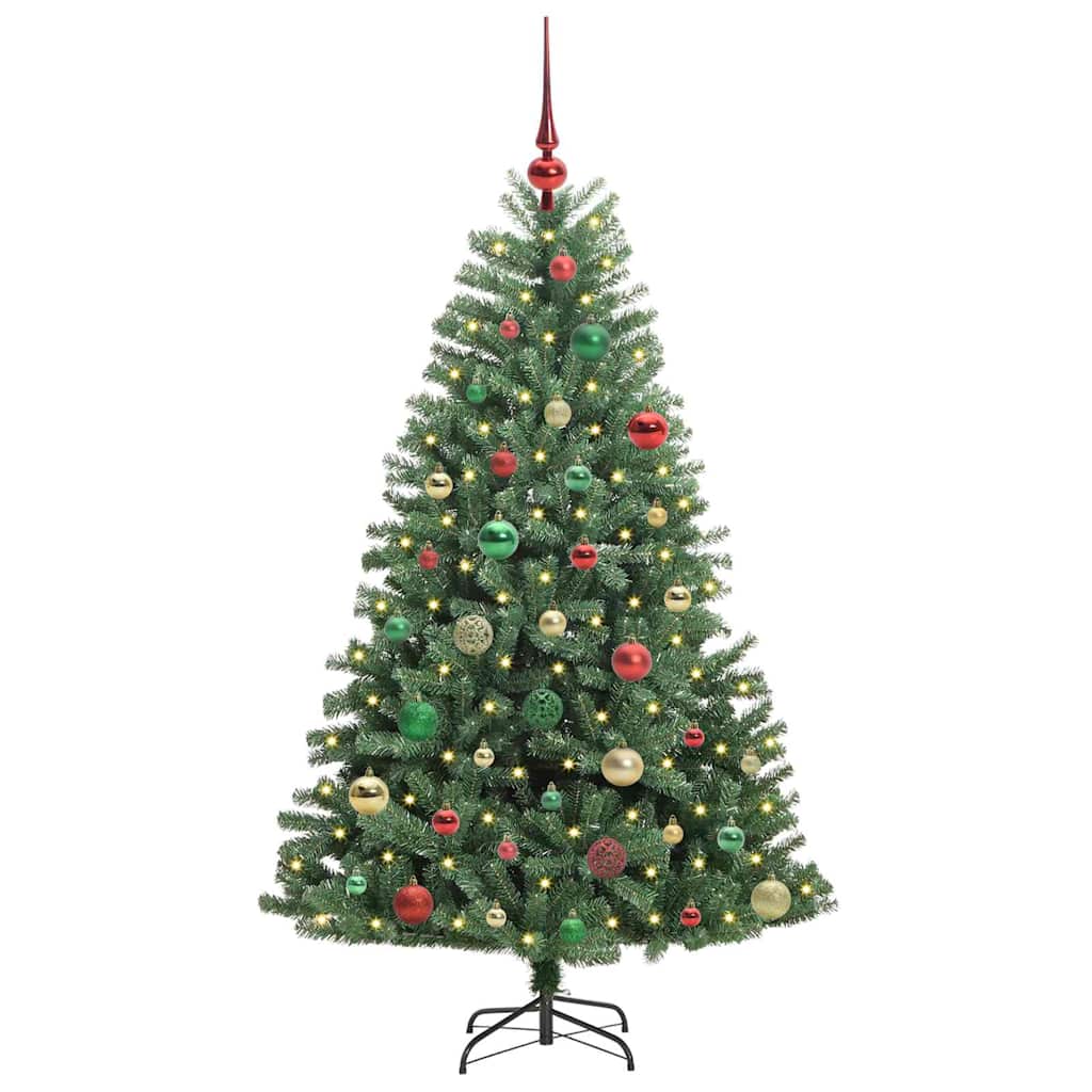 Plast Hingad Julgran Grön 150 cm PVC och metall