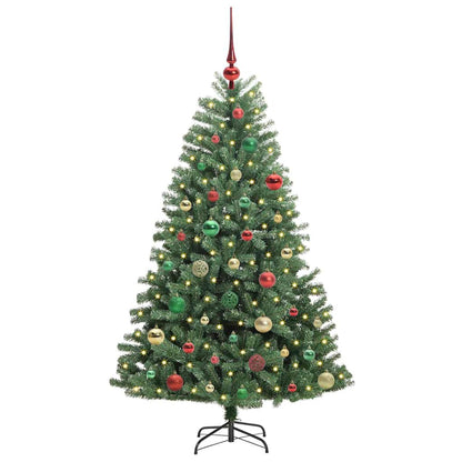 Plast Hingad Julgran Grön 150 cm PVC och metall