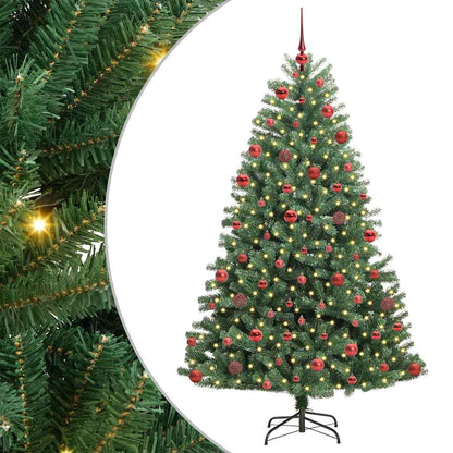 Plast Hingad Julgran Grön 180 cm PVC och metall