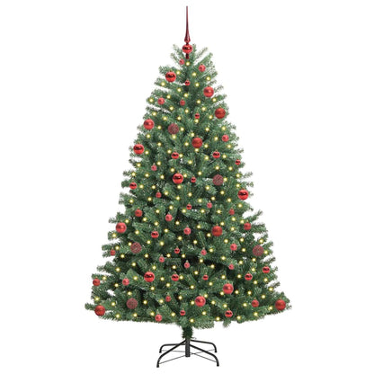 Plast Hingad Julgran Grön 180 cm PVC och metall