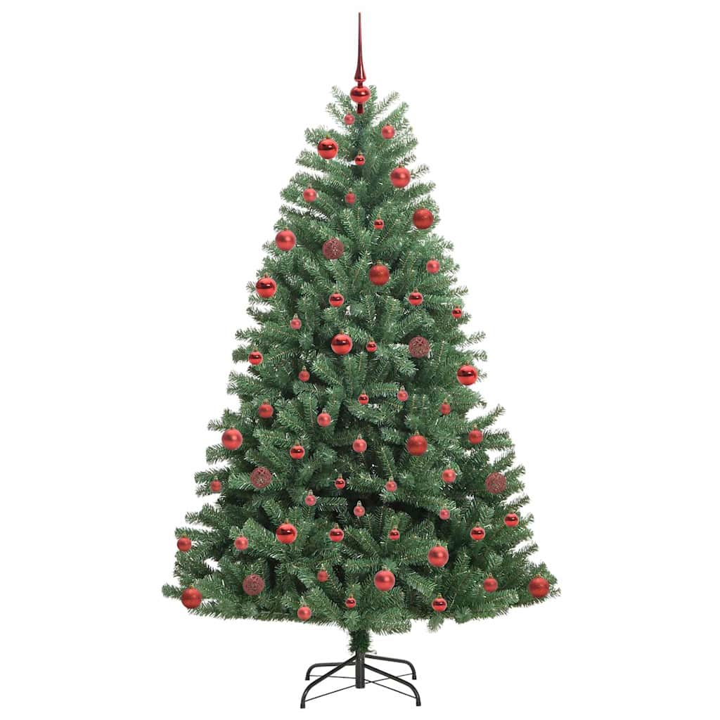 Plast Hingad Julgran Grön 180 cm PVC och metall