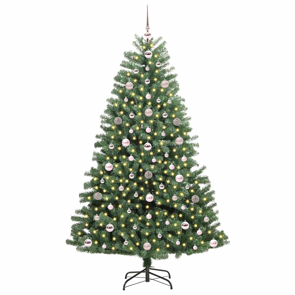 Plast Hingad Julgran Grön 180 cm PVC och metall