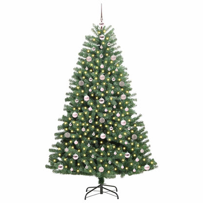 Plast Hingad Julgran Grön 180 cm PVC och metall