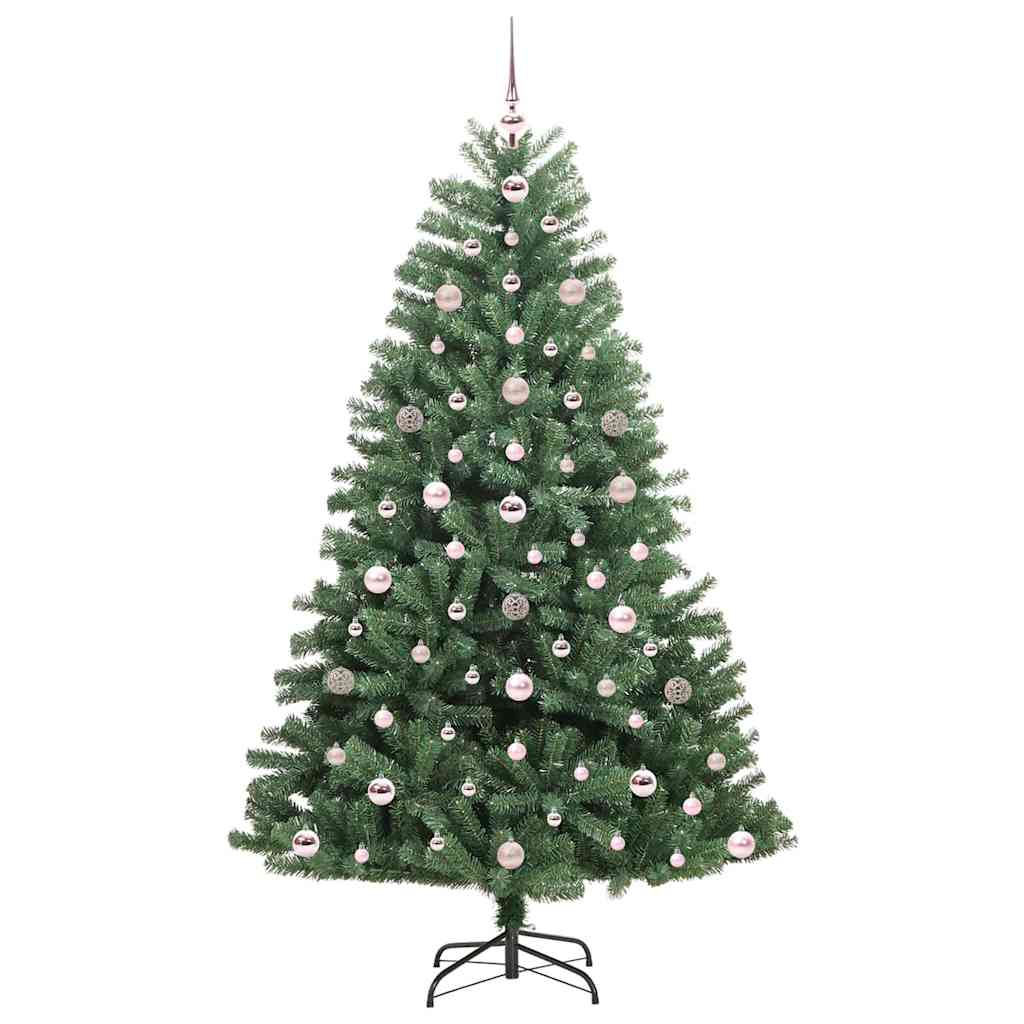 Plast Hingad Julgran Grön 180 cm PVC och metall