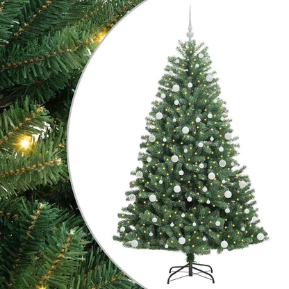 Plast Hingad Julgran Grön 180 cm PVC och metall