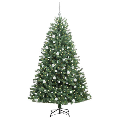 Plast Hingad Julgran Grön 180 cm PVC och metall