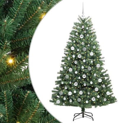 Plast Hingad Julgran Grön 180 cm PVC och metall