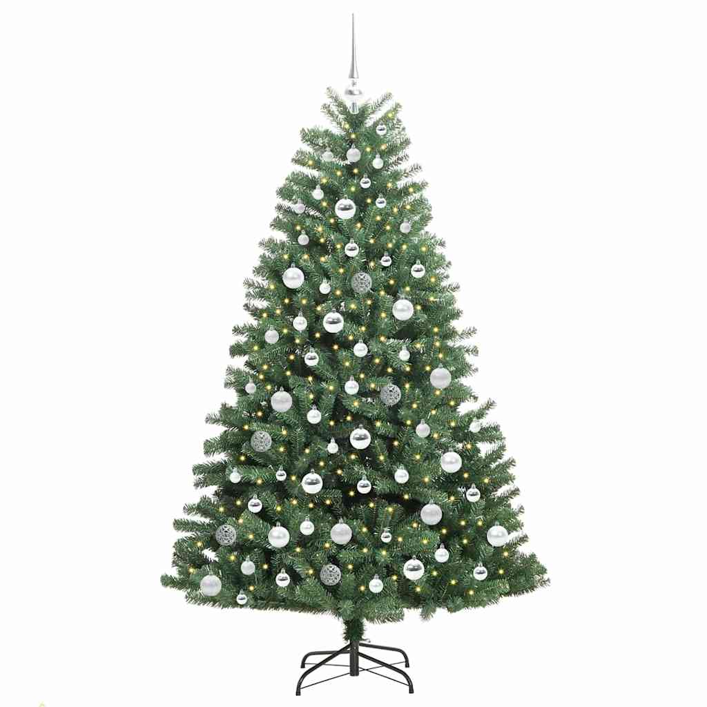 Plast Hingad Julgran Grön 180 cm PVC och metall