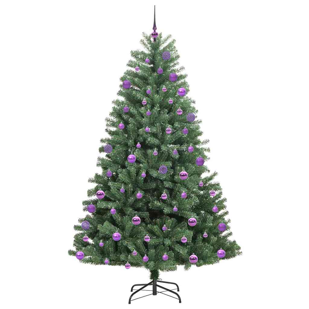 Plast Hingad Julgran Grön 180 cm PVC och metall