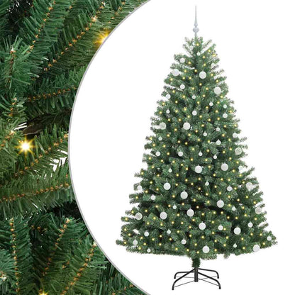 Plast Hingad Julgran Grön 210 cm PVC och metall