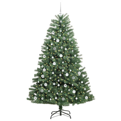 Plast Hingad Julgran Grön 210 cm PVC och metall