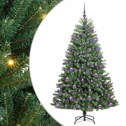 Plast Hingad Julgran Grön 210 cm PVC och metall