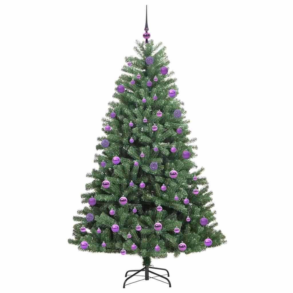 Plast Hingad Julgran Grön 210 cm PVC och metall