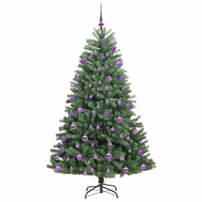 Plast Hingad Julgran Grön 210 cm PVC och metall