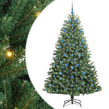 Plast Hingad Julgran Grön 210 cm PVC och metall