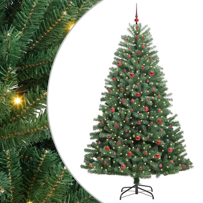 Plast Hingad Julgran Grön 240 cm PVC och metall