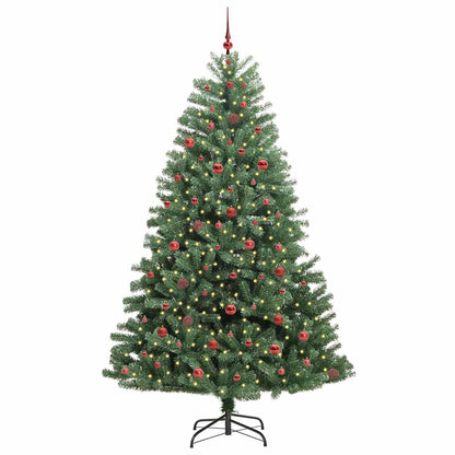 Plast Hingad Julgran Grön 240 cm PVC och metall